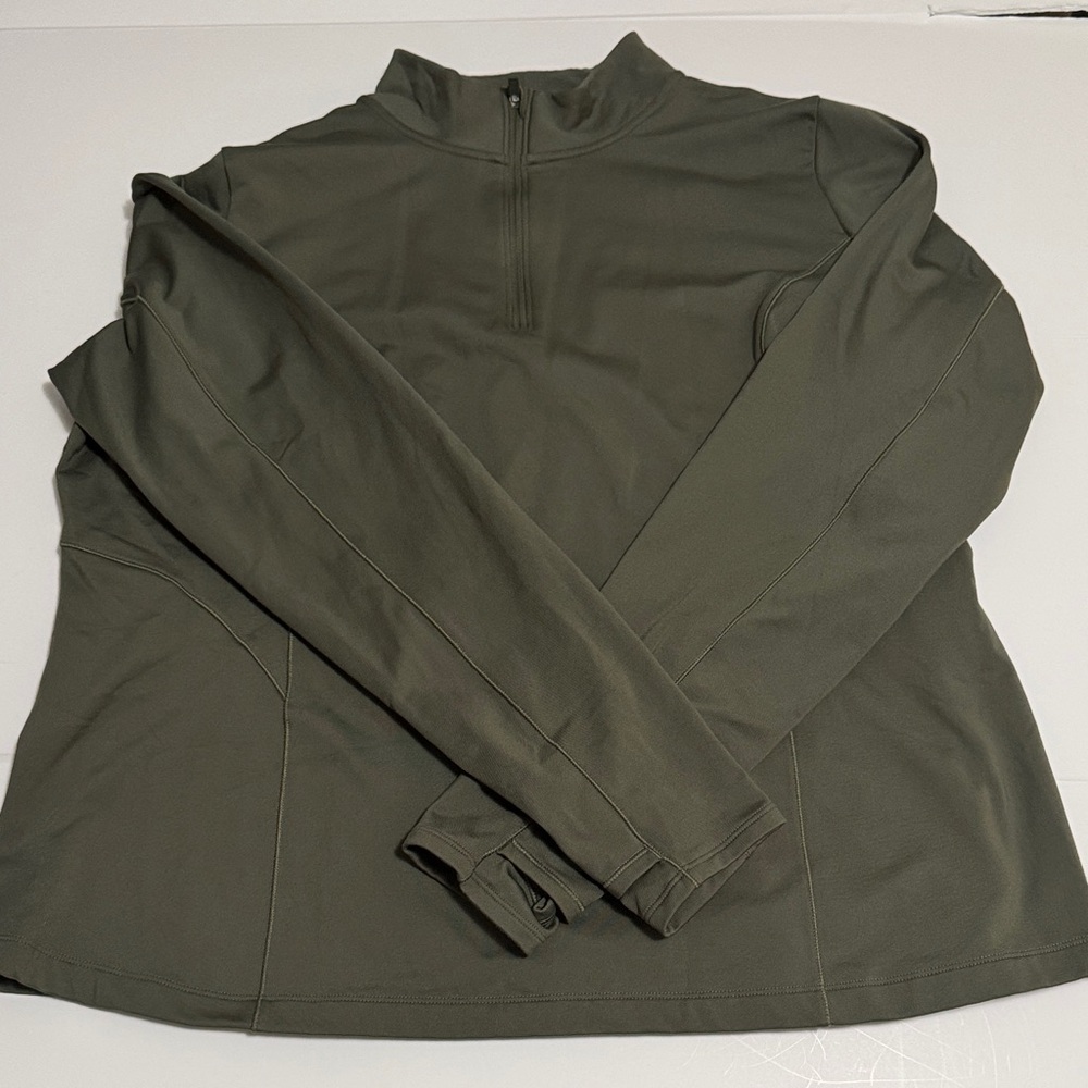CALIA by Carrie Underwood Olive Green Pullover